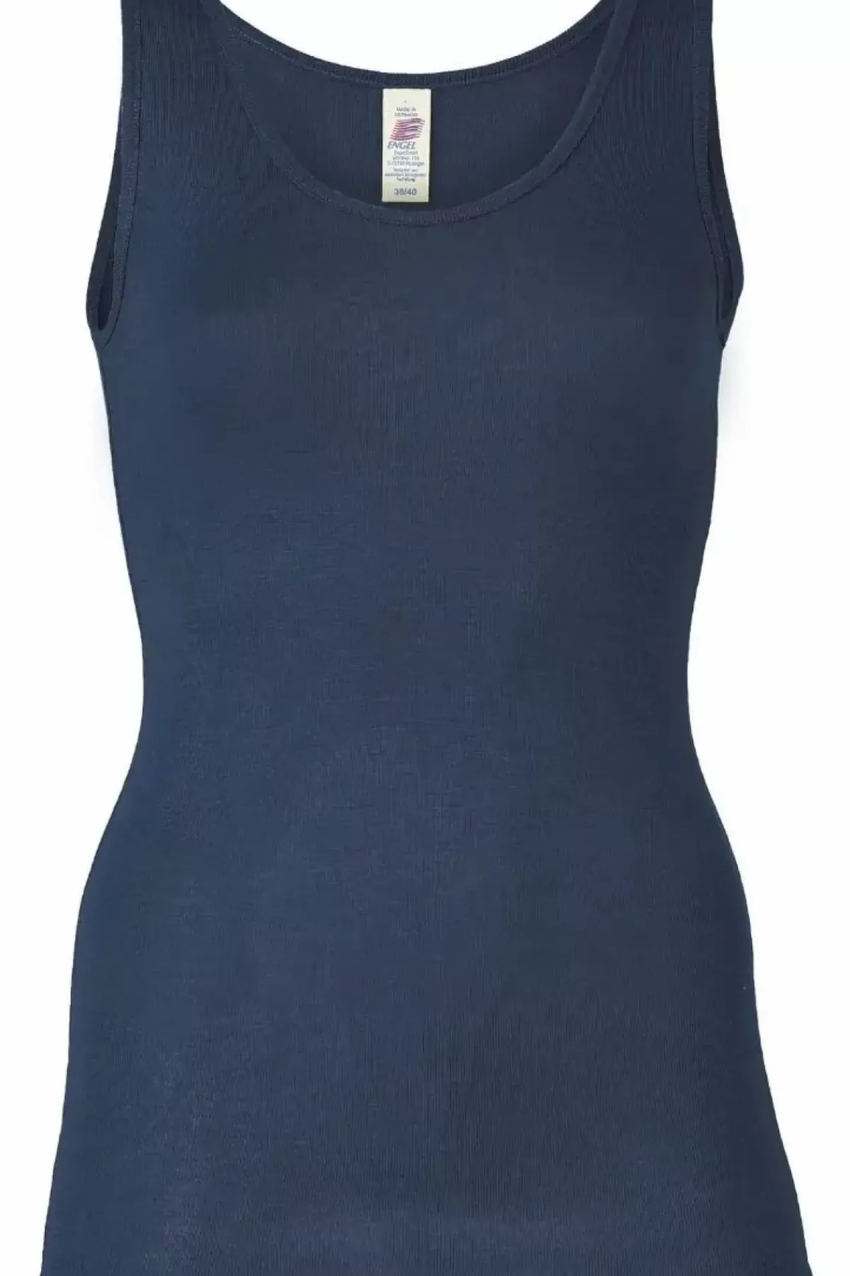 Danefæ Tops>Engel Wool Natur Ladies Tanktop Navy