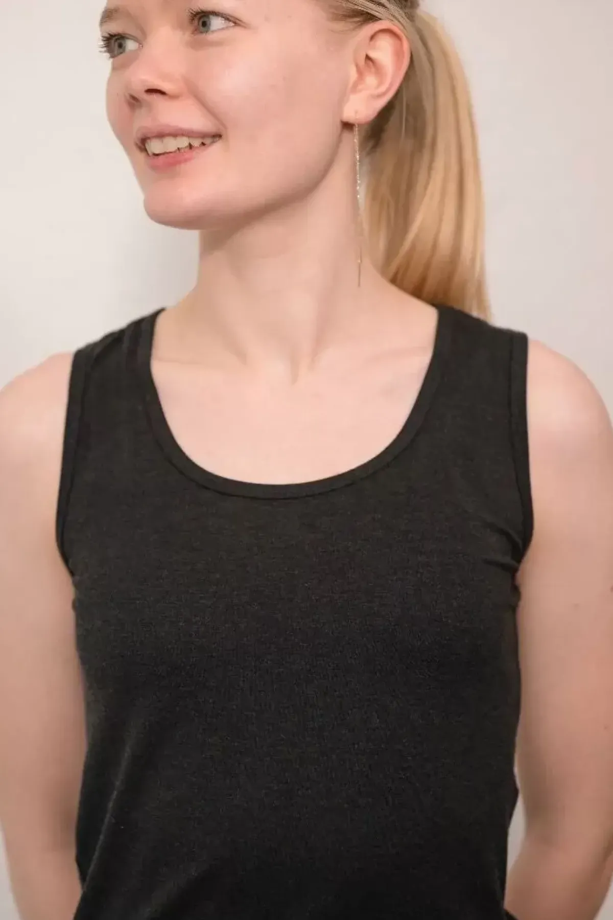 Danefæ Tops>Ess - Allinge Wool Top Black