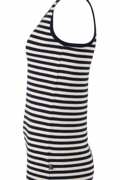 Danefæ Tops>Ess - Allinge Wool Top Navy/Chalk