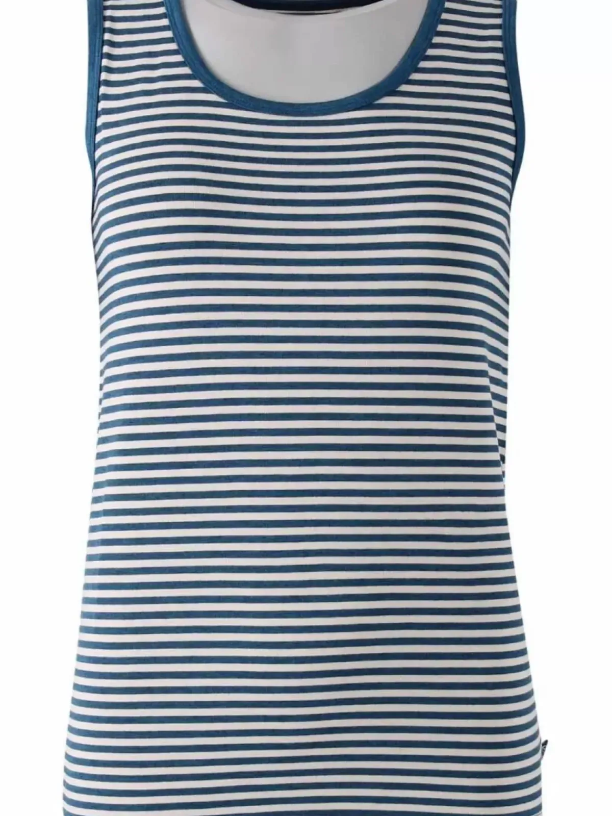 Danefæ Tops>Ess - Allinge Wool Top Stone Blue/Chalk