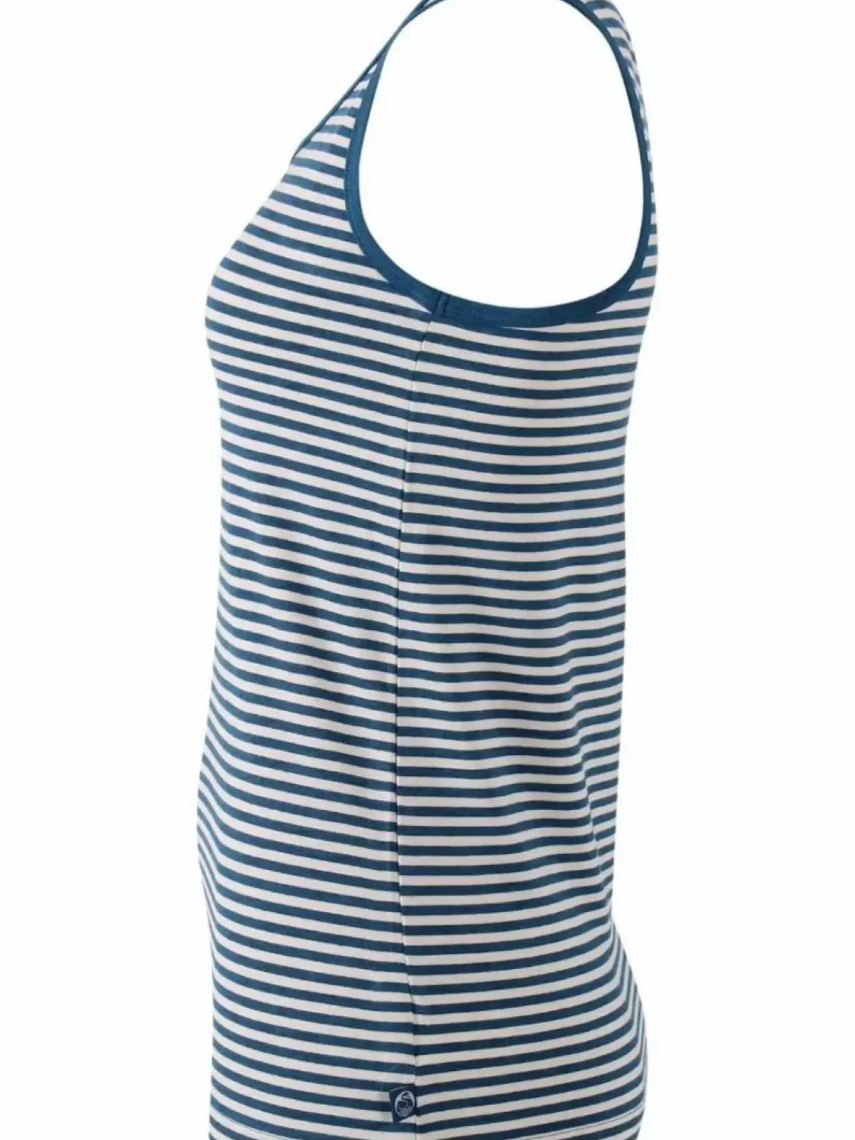 Danefæ Tops>Ess - Allinge Wool Top Stone Blue/Chalk