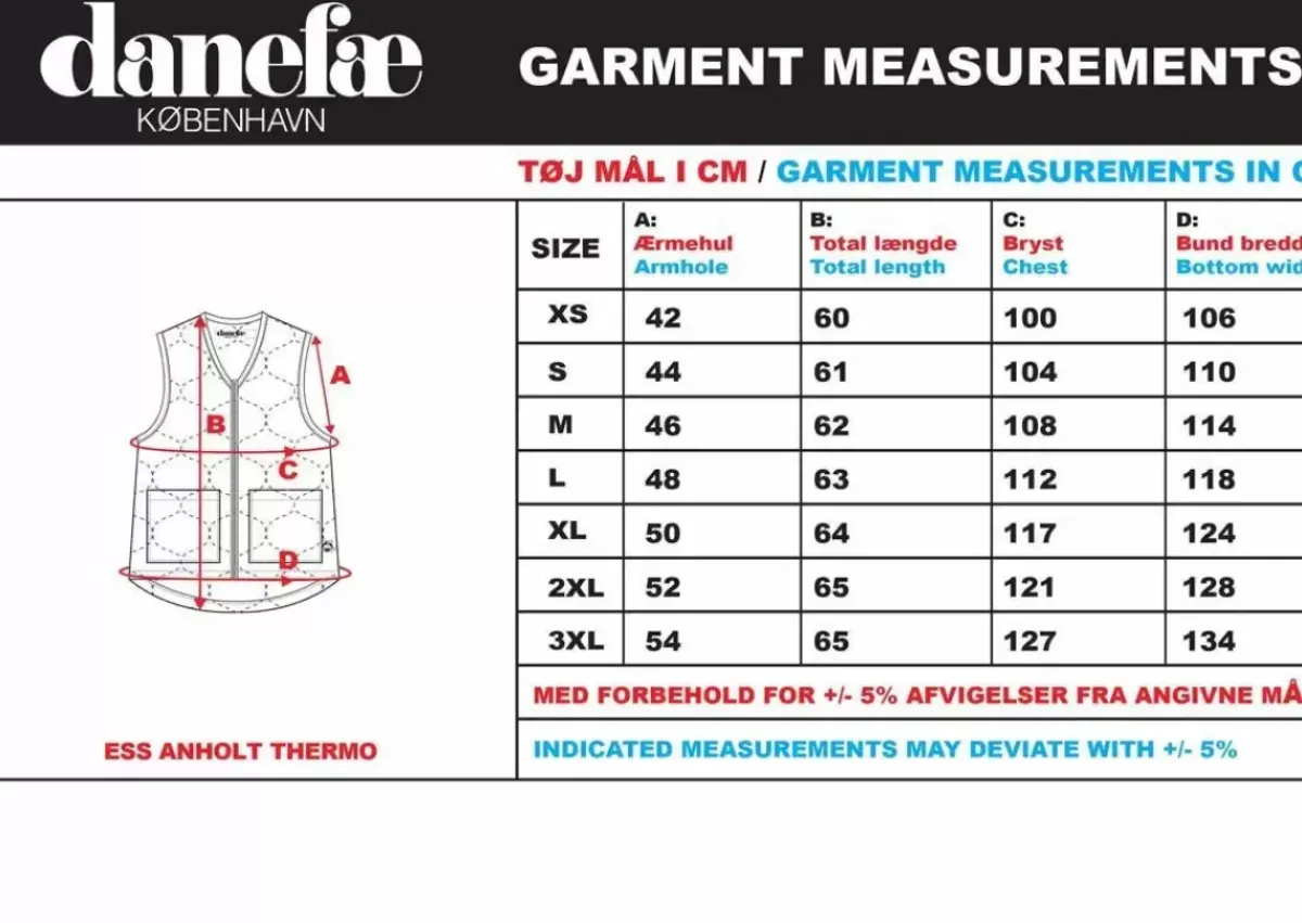 Danefæ Thermokleidung>Ess - Anholt Midlayer Thermo Vest Black