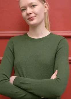 Danefæ Strickwaren>Ess - Cashmere Kiss Sweater Army