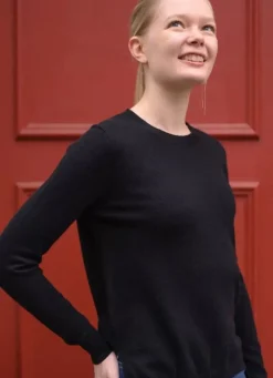 Danefæ Strickwaren>Ess - Cashmere Kiss Sweater Black