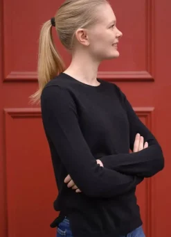 Danefæ Strickwaren>Ess - Cashmere Kiss Sweater Black