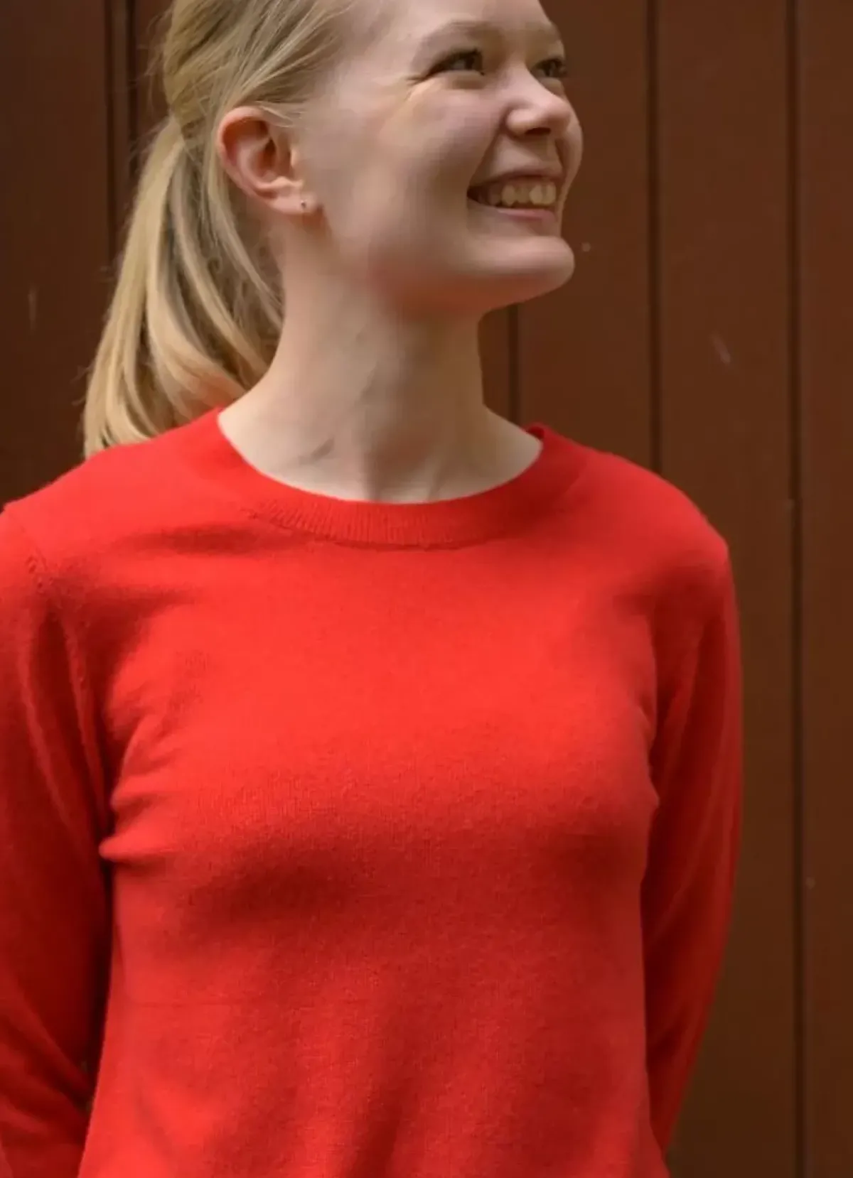 Danefæ Strickwaren>Ess - Cashmere Kiss Sweater Bright Red