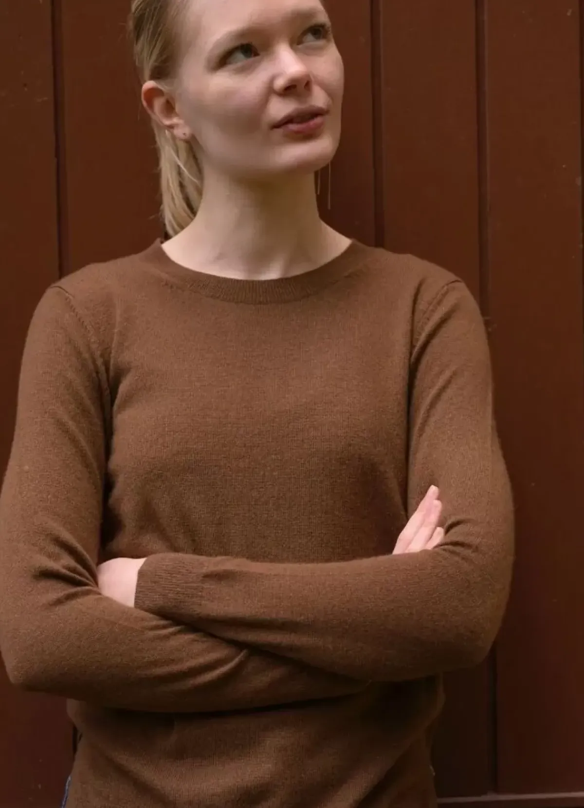 Danefæ Strickwaren>Ess - Cashmere Kiss Sweater Brown