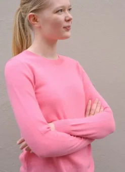 Danefæ Strickwaren>Ess - Cashmere Kiss Sweater Pink Sorbet