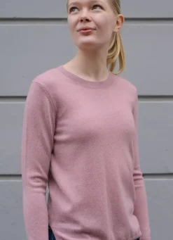 Danefæ Strickwaren>Ess - Cashmere Kiss Sweater Rose Beige