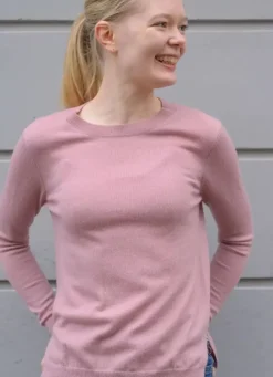 Danefæ Strickwaren>Ess - Cashmere Kiss Sweater Rose Beige