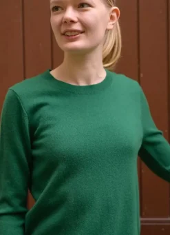 Danefæ Strickwaren>Ess - Cashmere Kiss Sweater Tennis Green