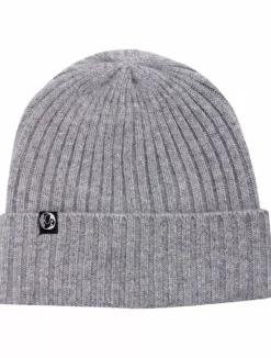 Danefæ Mützen/Hute>Ess - Cashmere Rib Beanie Hthr Grey