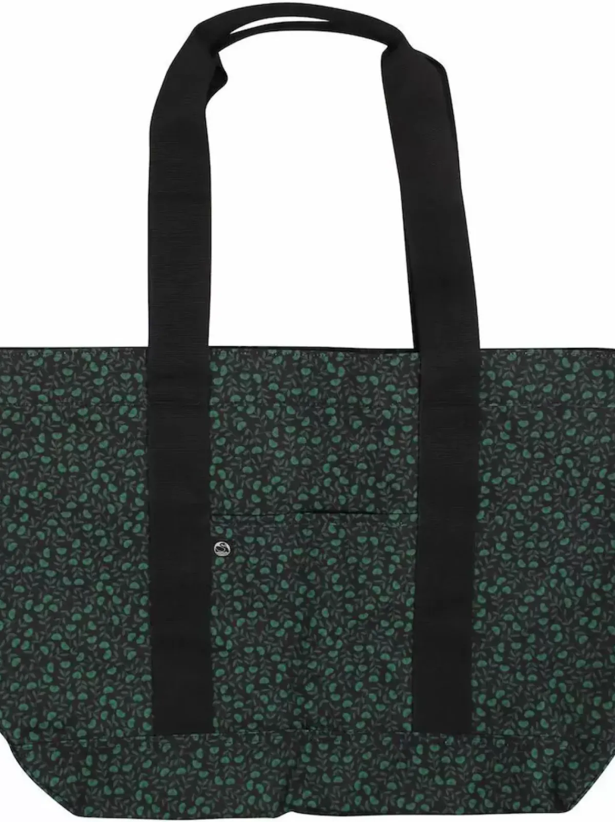 Danefæ Taschen>Ess - Danaskepot Tote Black/Khaki Fleurie