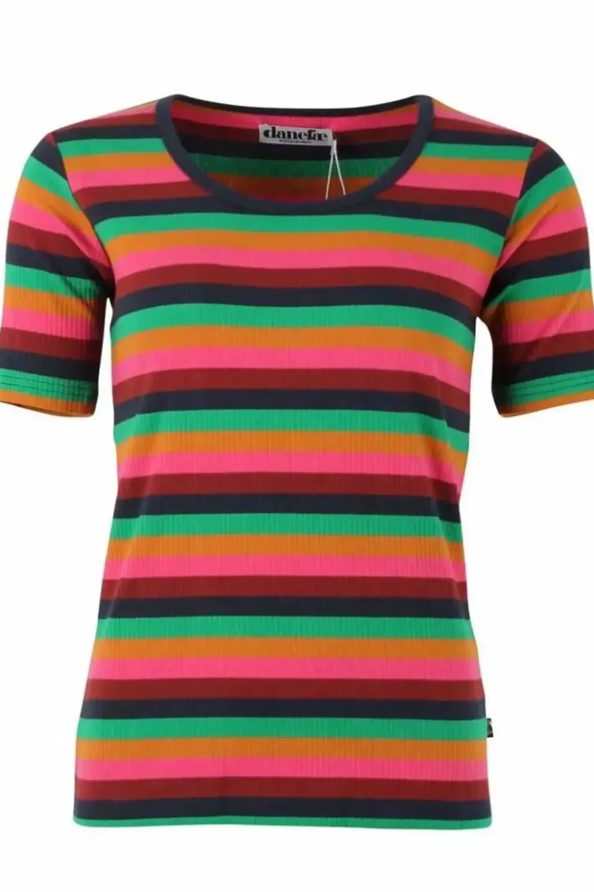 Danefæ T-Shirts>Ess - Danefriend Tee Tonic Stripe