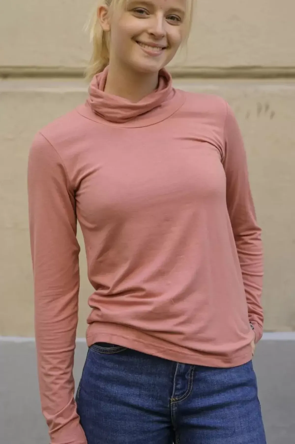 Danefæ Hemden Und Shirts>Ess - Danehigh Roller Wool Ls Old Rose