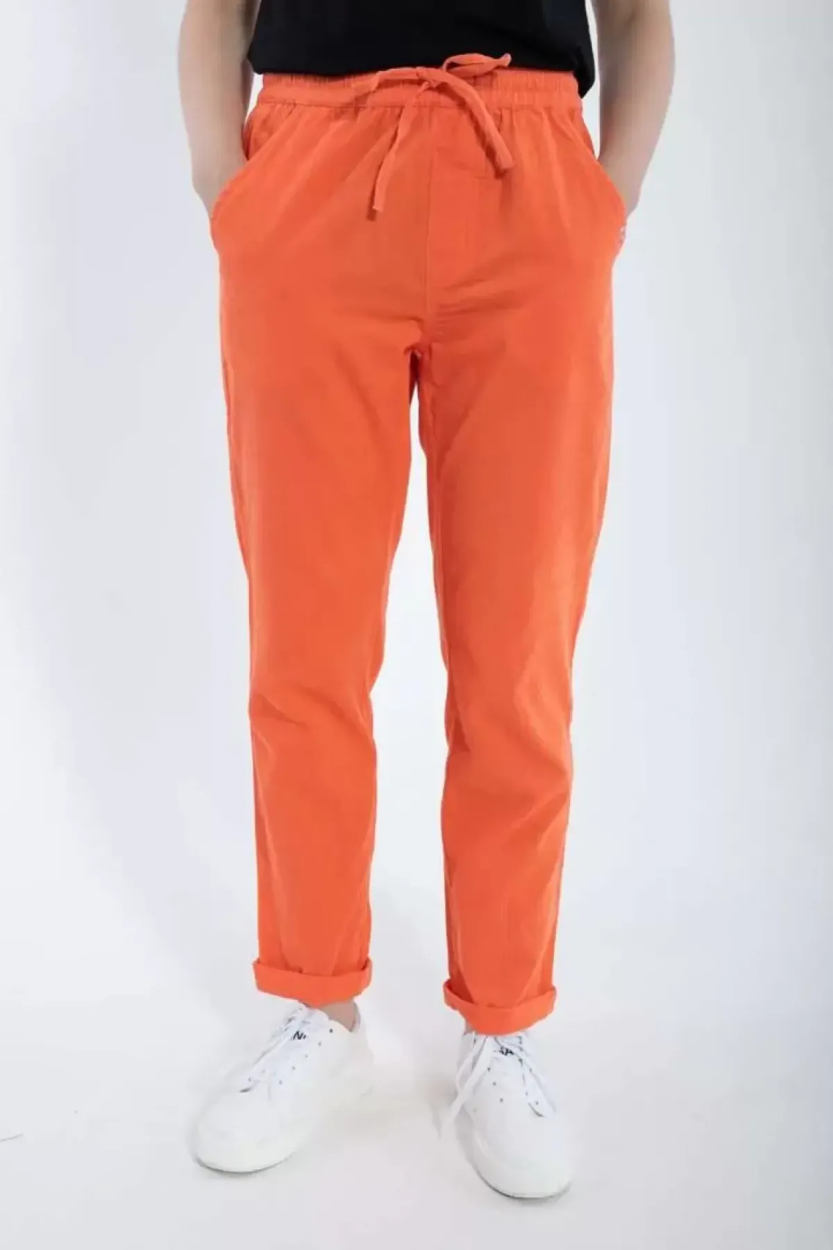 Danefæ Hosen>Ess - Daneliseleje Cord Pants Bright Coral