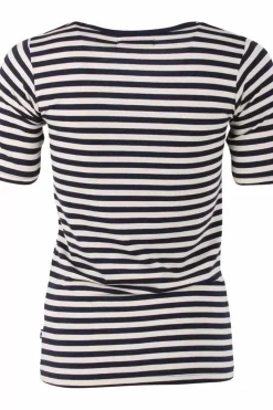Danefæ T-Shirts>Ess - Danemimi Wool Ss Navy/Chalk