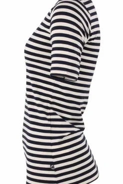Danefæ T-Shirts>Ess - Danemimi Wool Ss Navy/Chalk