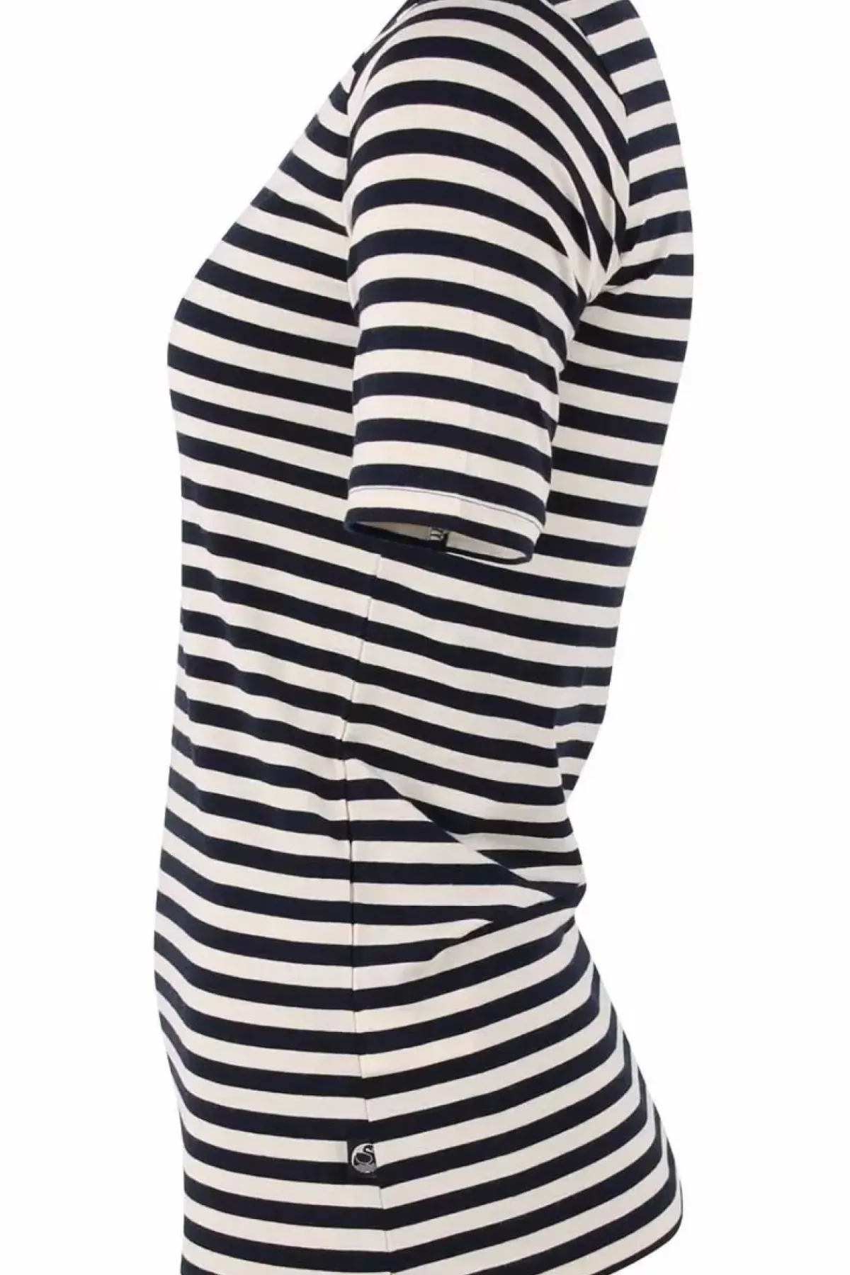 Danefæ T-Shirts>Ess - Danemimi Wool Ss Navy/Chalk