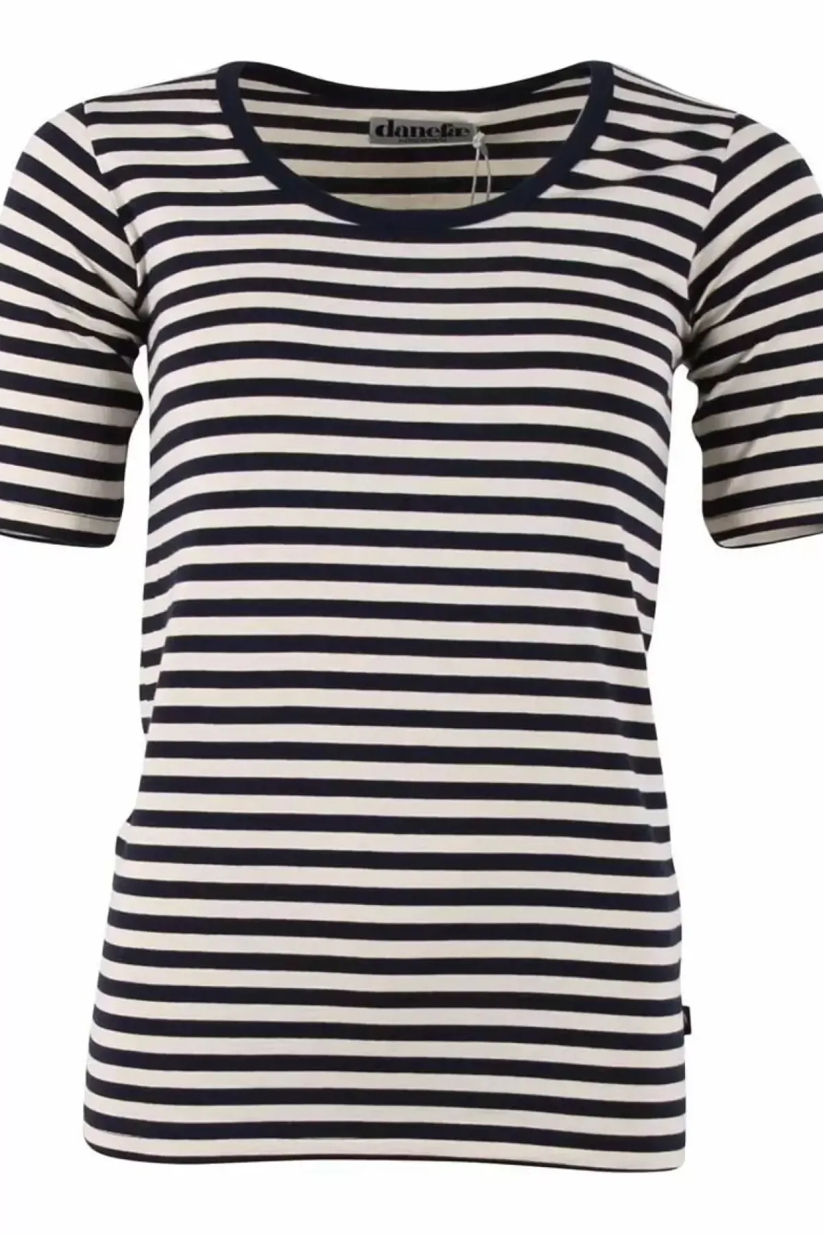 Danefæ T-Shirts>Ess - Danemimi Wool Ss Navy/Chalk