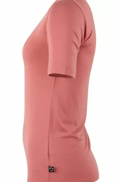 Danefæ T-Shirts>Ess - Danemimi Wool Ss Old Rose
