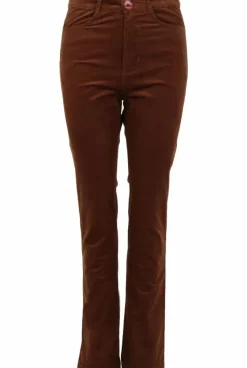 Danefæ Hosen>Ess - Danepretty Cord Stretch Pants Brown Beige
