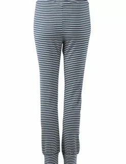 Danefæ Hosen>Ess - Danesandvig Wool Loungepants Stone Blue/Chalk