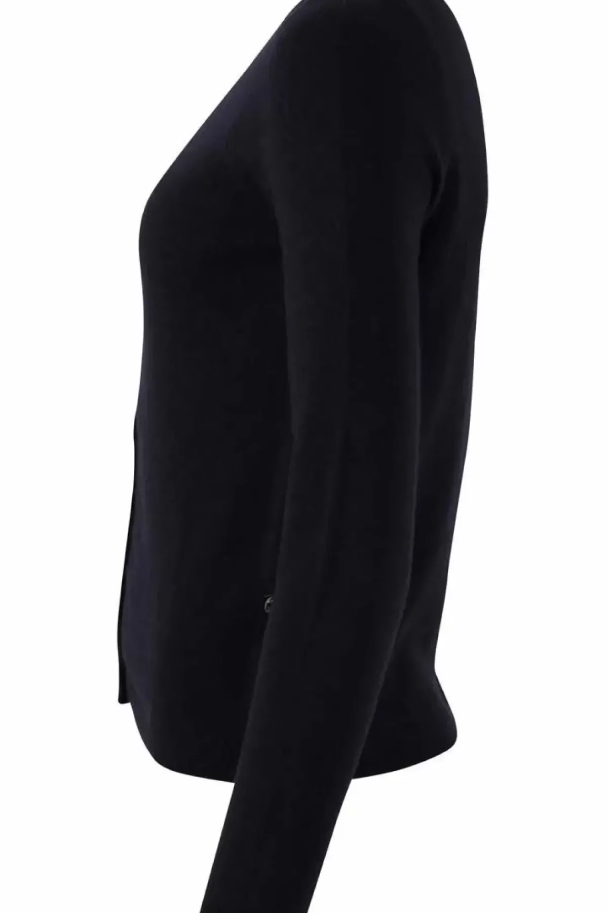 Danefæ Cardigan>Ess - Forget Me Not Merino Cardigan Navy