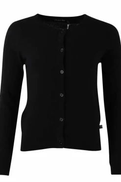Danefæ Cardigan>Ess - Forget Me Not Merino Cardigan Black