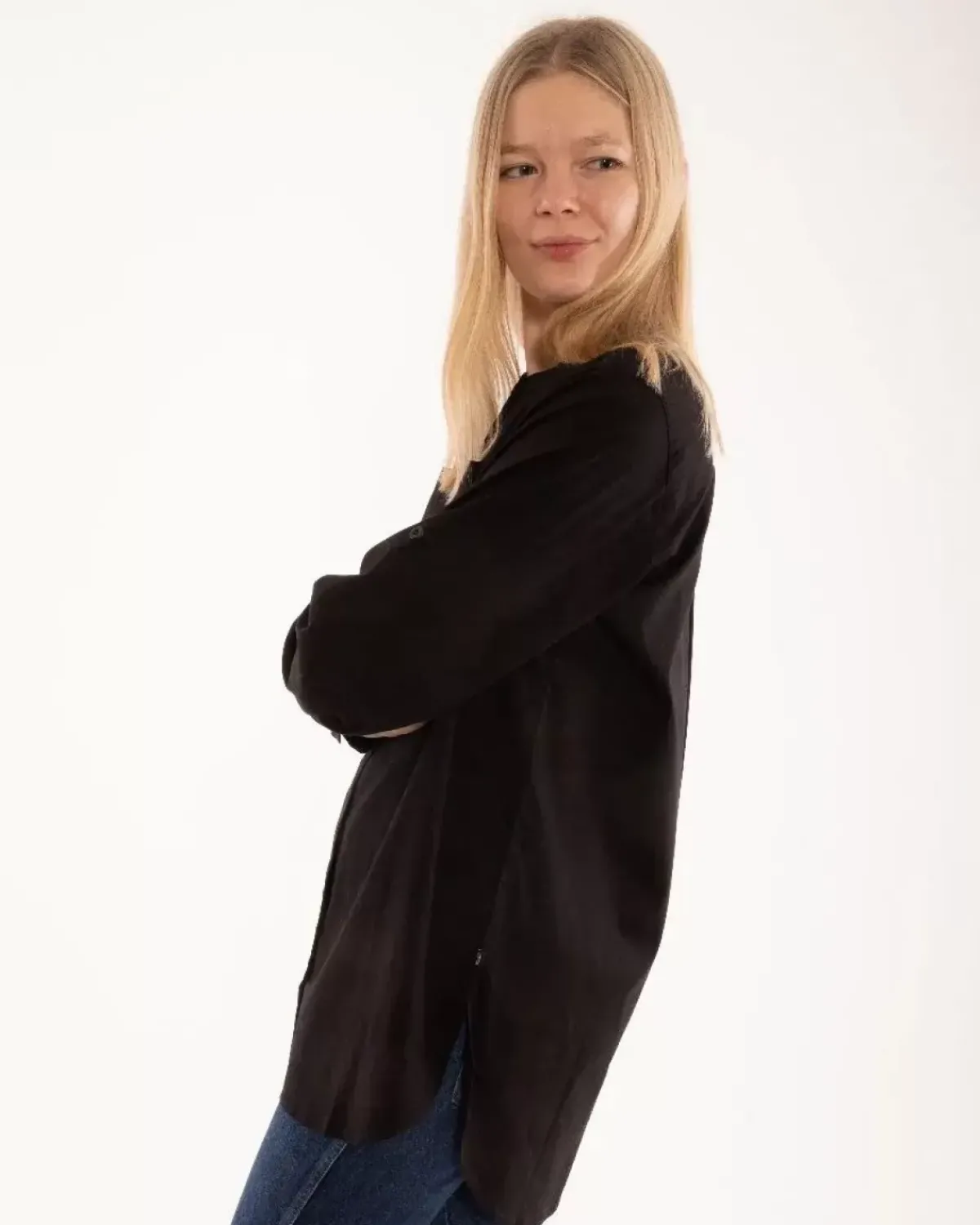 Danefæ Blusen>Ess - Joy Poplin Shirt Black