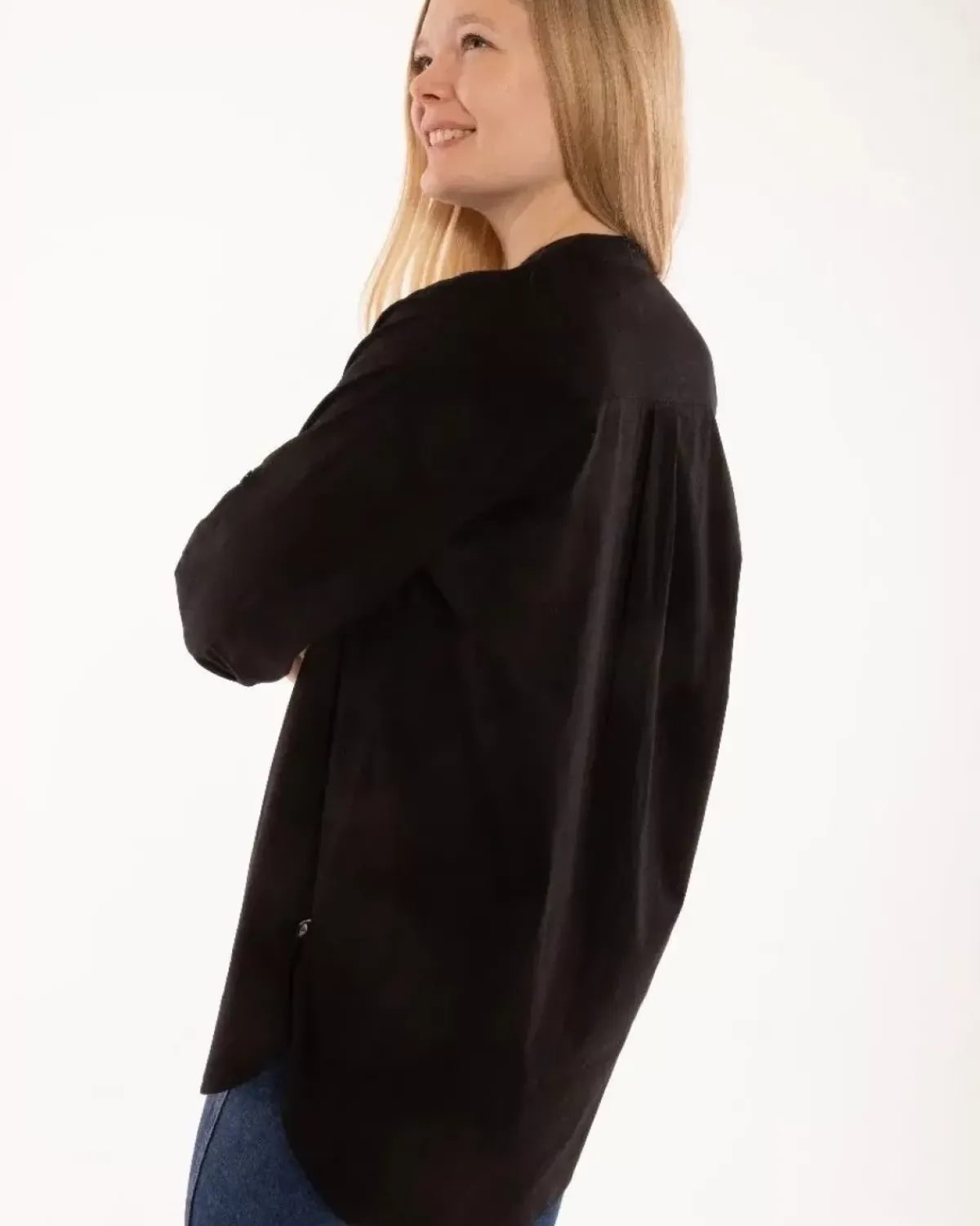 Danefæ Blusen>Ess - Joy Poplin Shirt Black