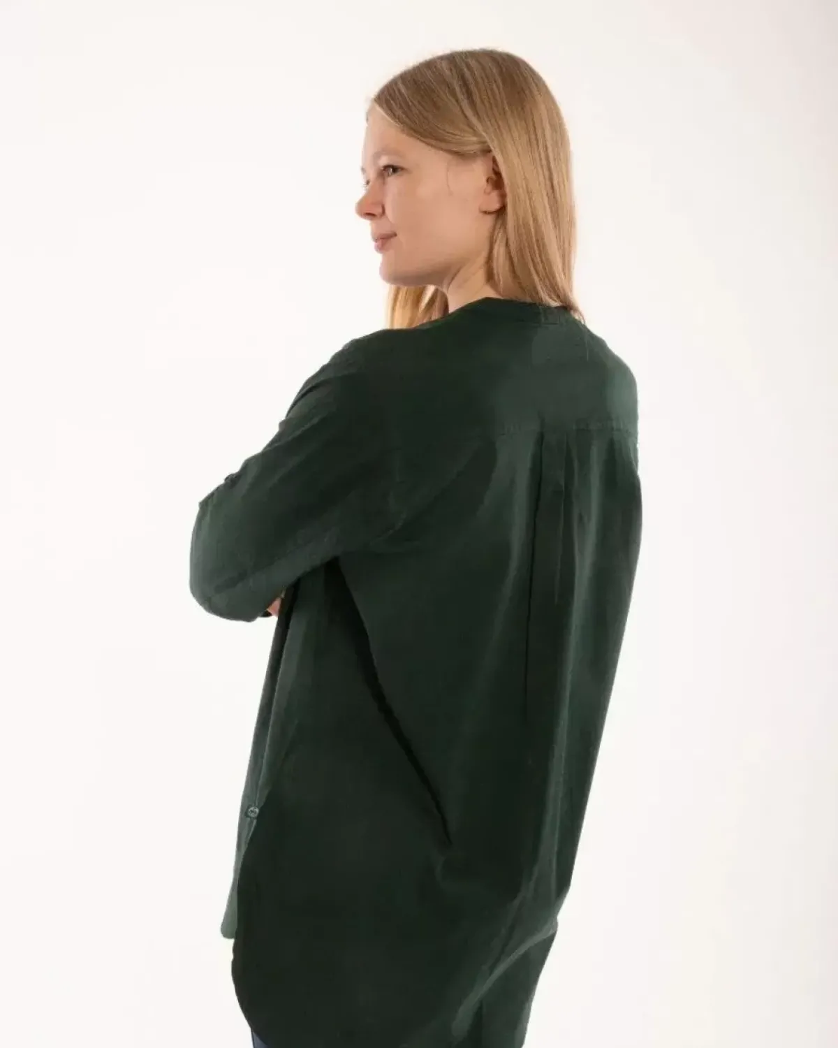 Danefæ Blusen>Ess - Joy Poplin Shirt Black Green