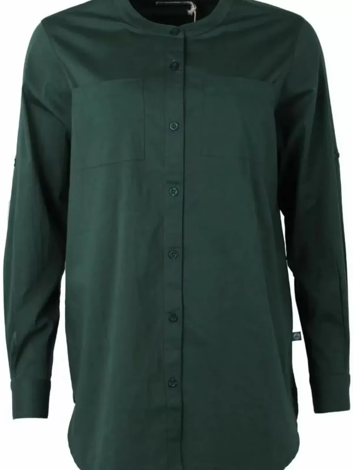 Danefæ Blusen>Ess - Joy Poplin Shirt Black Green