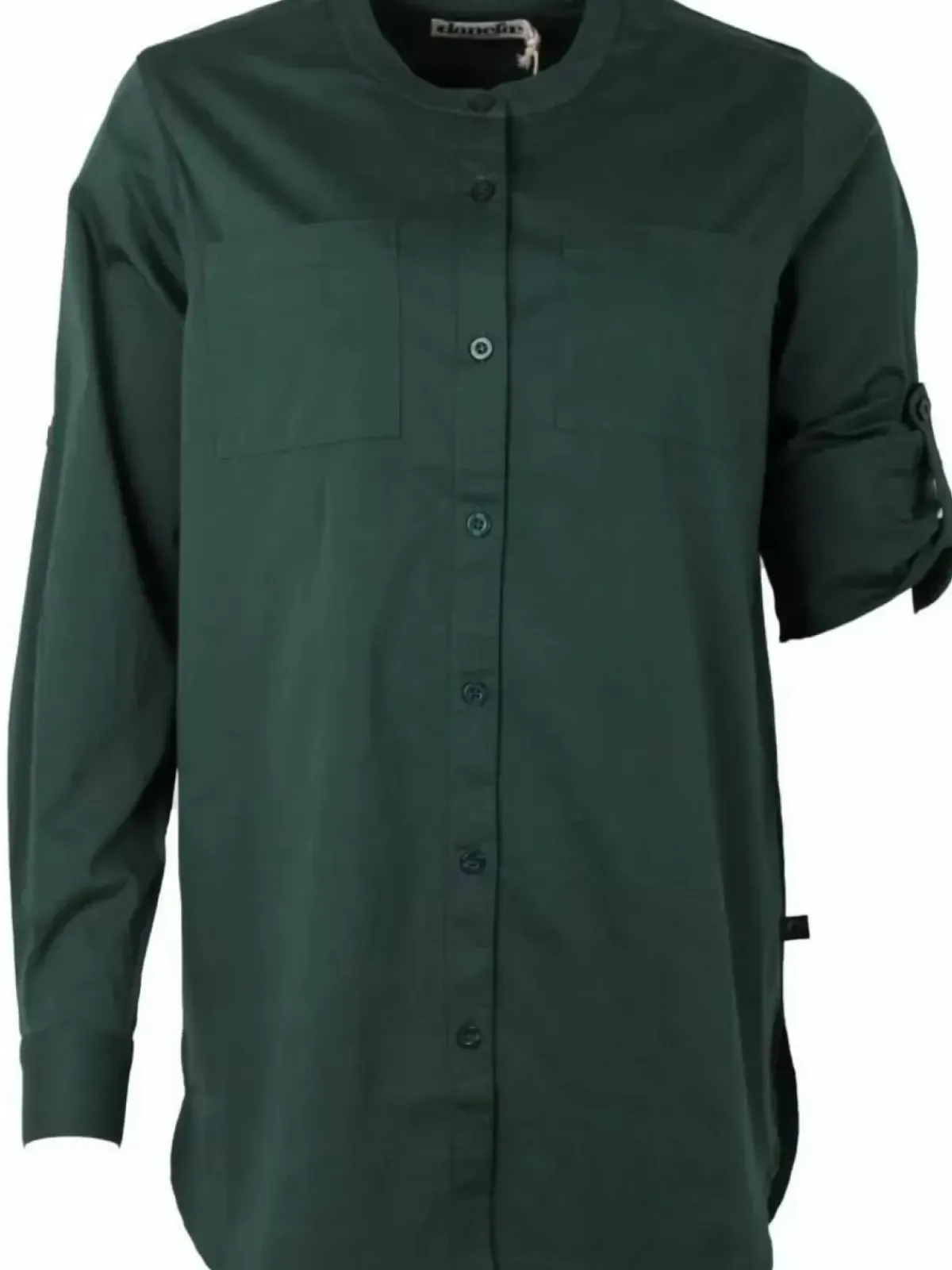 Danefæ Blusen>Ess - Joy Poplin Shirt Black Green