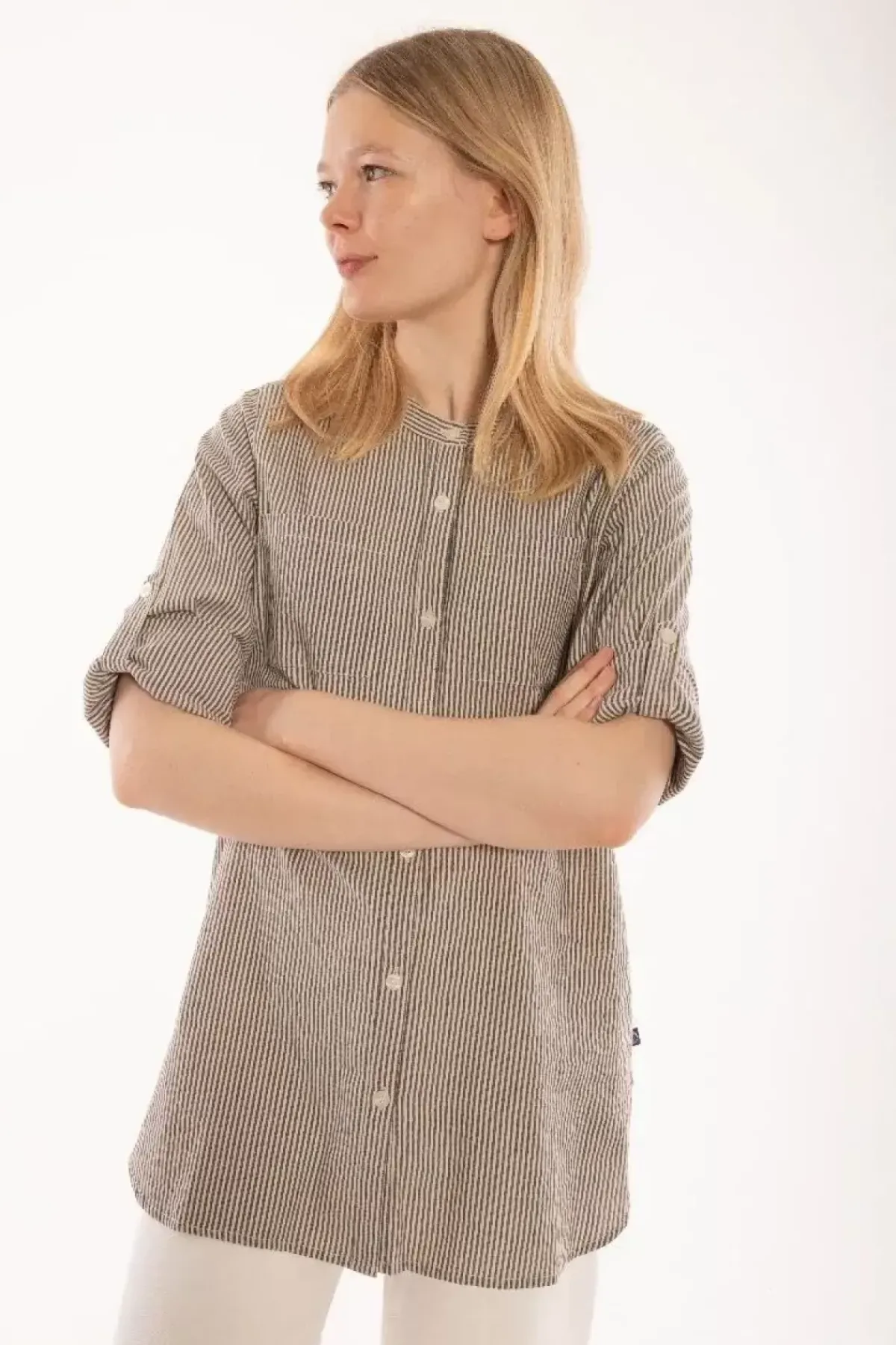 Danefæ Blusen>Ess - Joy Searsucker Shirt Searsucker