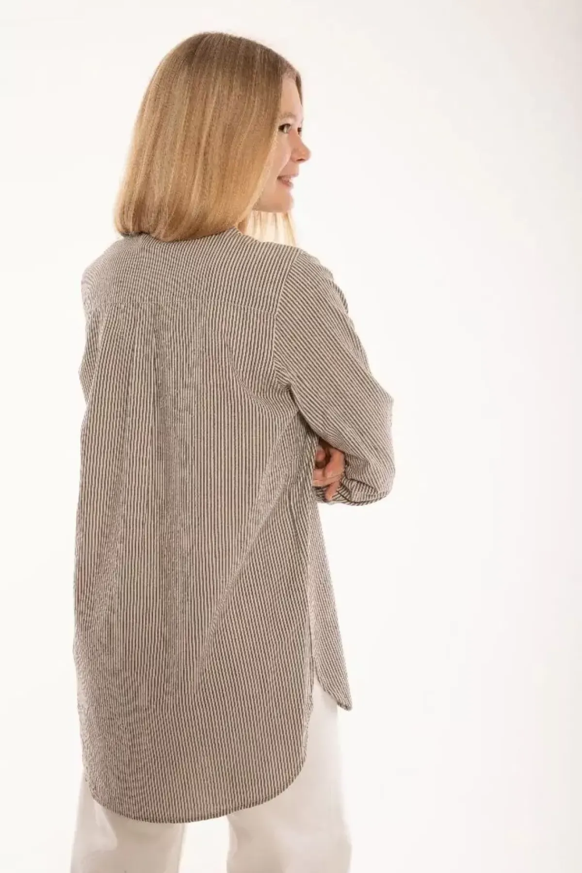 Danefæ Blusen>Ess - Joy Searsucker Shirt Searsucker