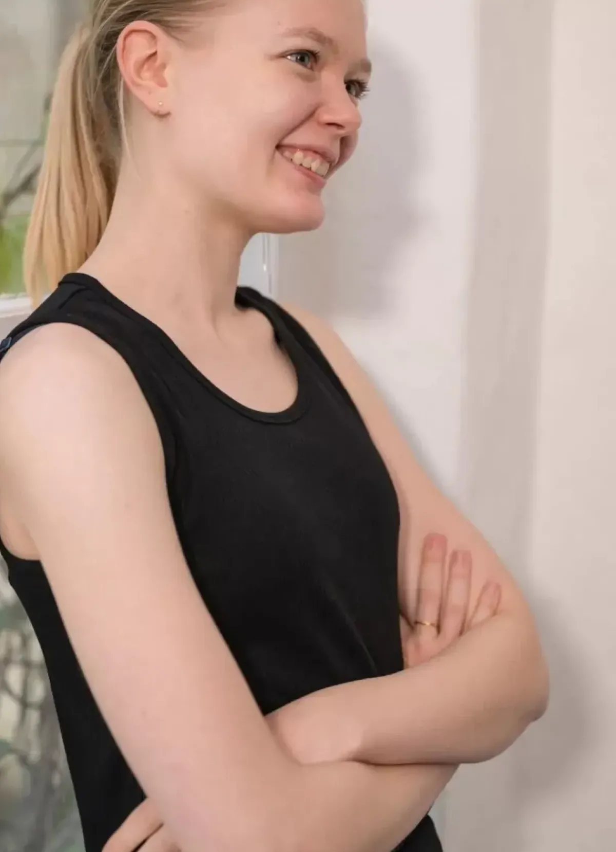 Danefæ Tops>Ess - Organic Danallinge Top Black