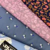 Danefæ Textilien Für Kinder>Ess - Organic Danebedlinen Junior Grey Blue Miniflower