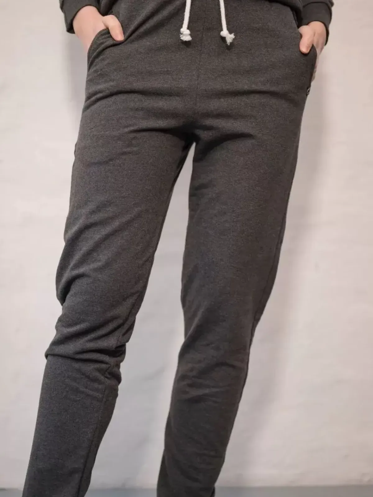 Danefæ Hosen>Ess - Organic Danedetox Sweatpants Dark Hthr Grey