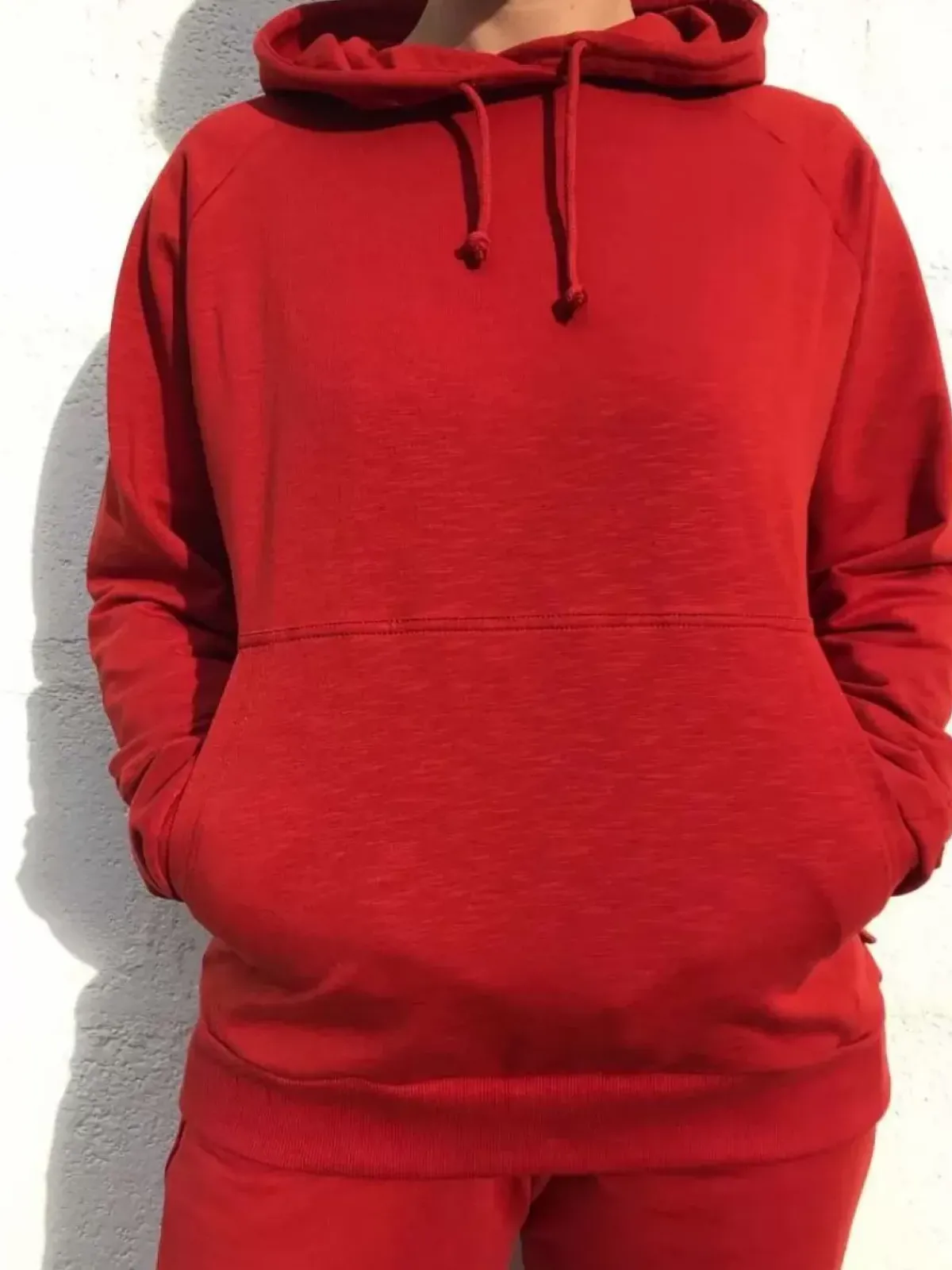 Danefæ Sweatshirts>Ess - Organic Danemellow Hoodie Dk Rust