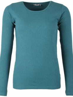 Danefæ Hemden Und Shirts>Ess - Organic Danepartner Ls Grey Blue