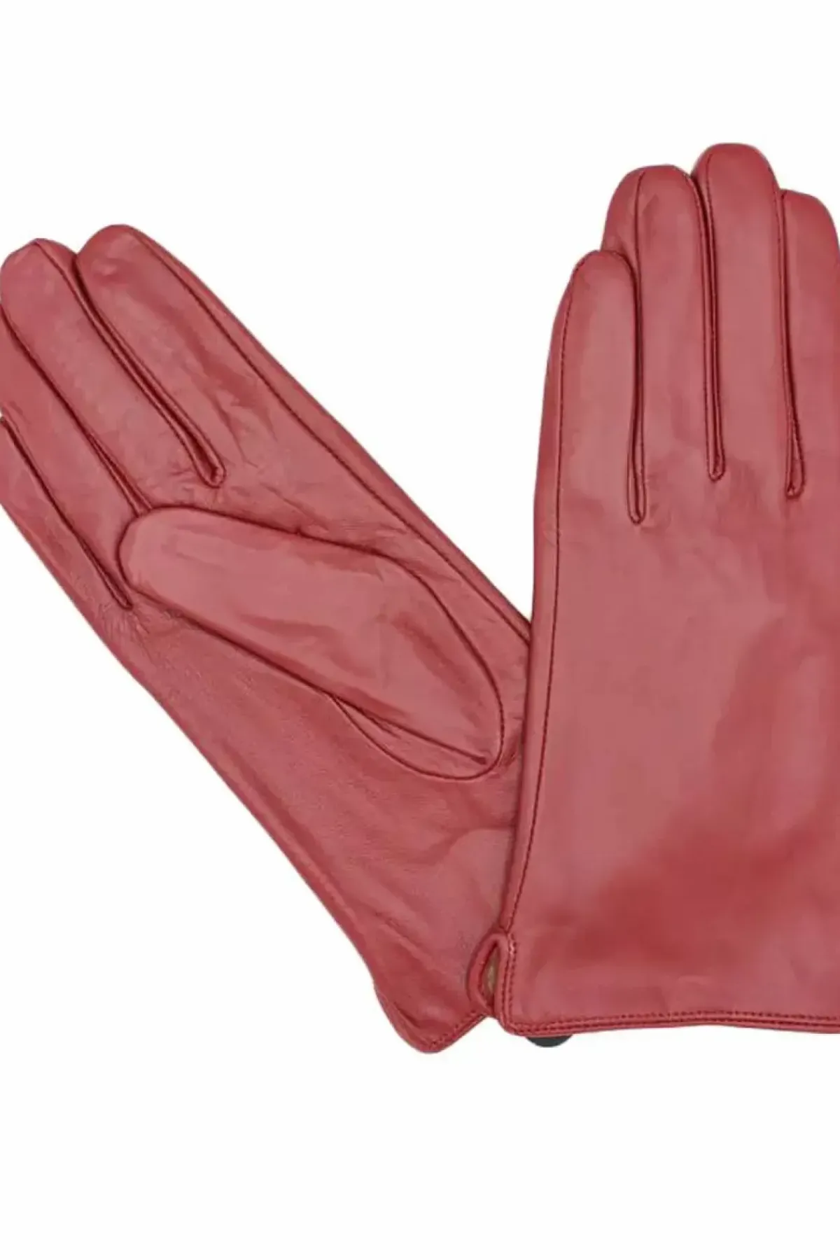 Danefæ Handschuhe>Fleeceforet Laederhandsker Burgundy