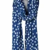 Danefæ Schals>Friend Scarf Indigo/Lt Beige Fundots