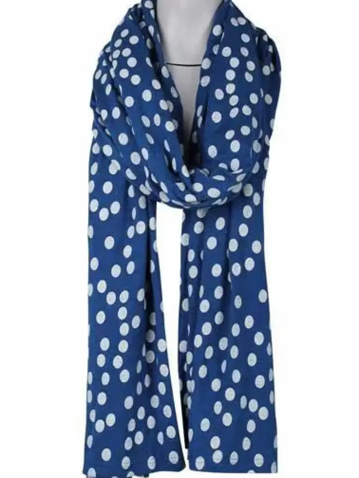 Danefæ Schals>Friend Scarf Indigo/Lt Beige Fundots