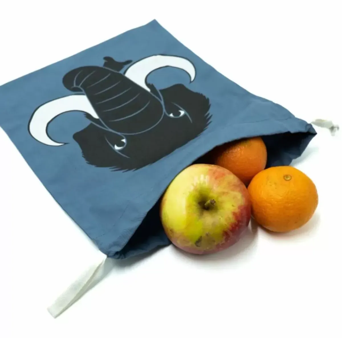 Danefæ Taschen>Fruit/Gift Bag Greyblue Elefant
