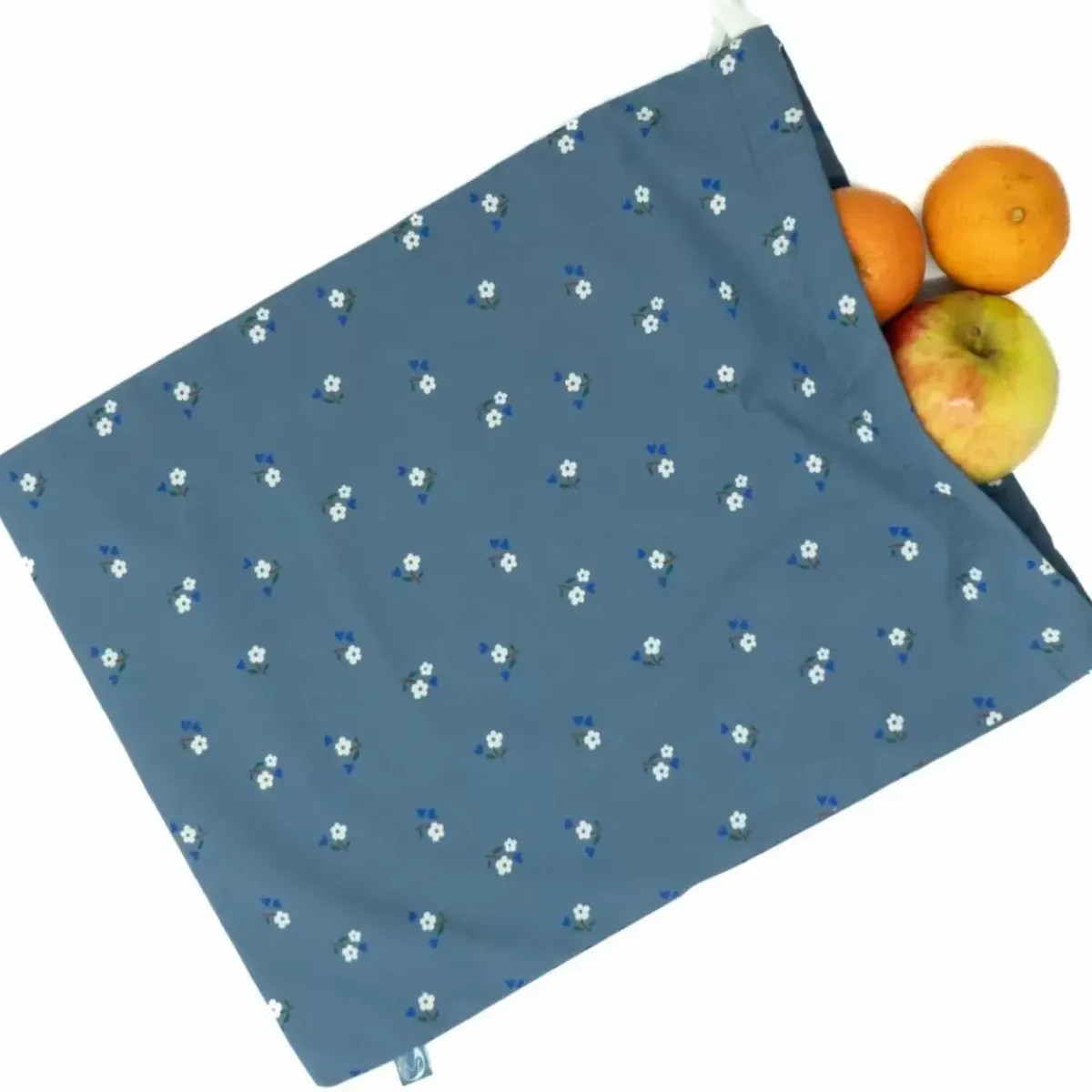 Danefæ Taschen>Fruit/Gift Bag Greyblue Miniflower