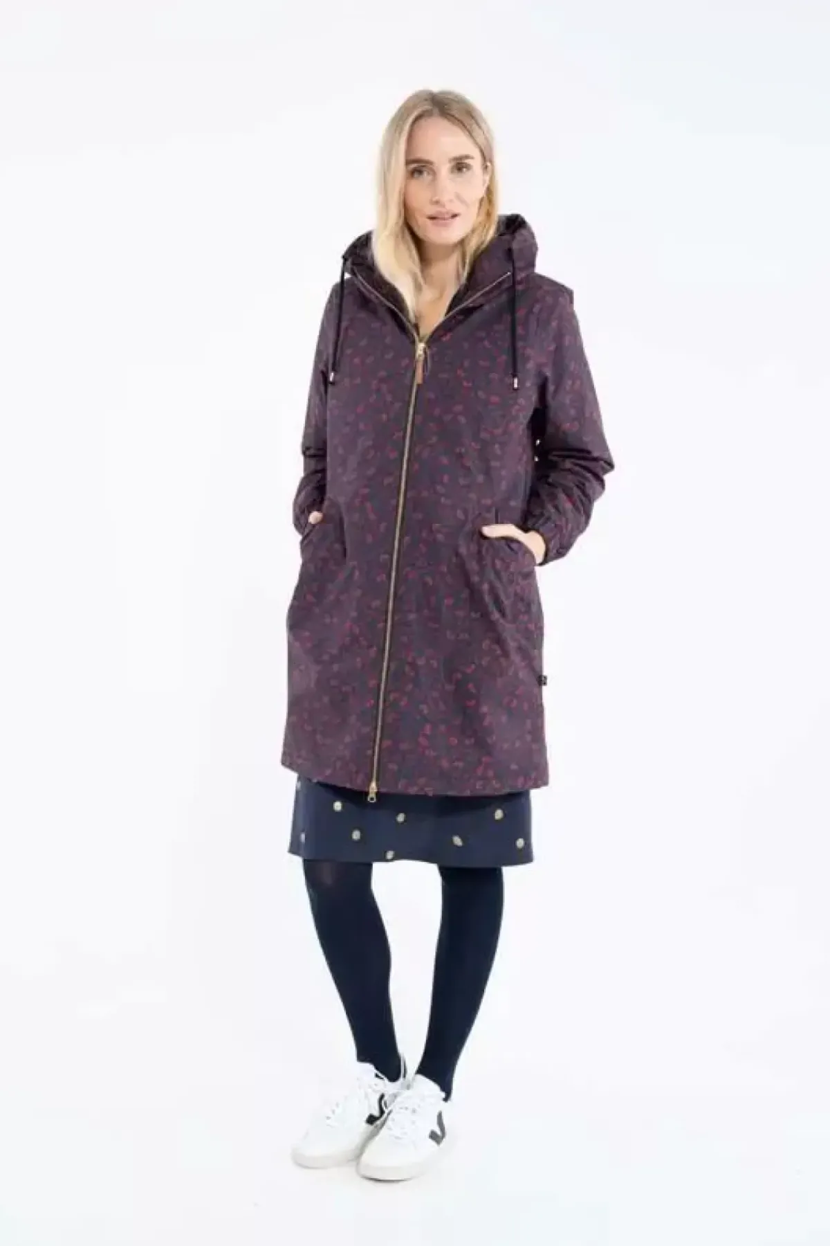 Danefæ Winterjacken>Gurli Winter Parka Black Fleurie