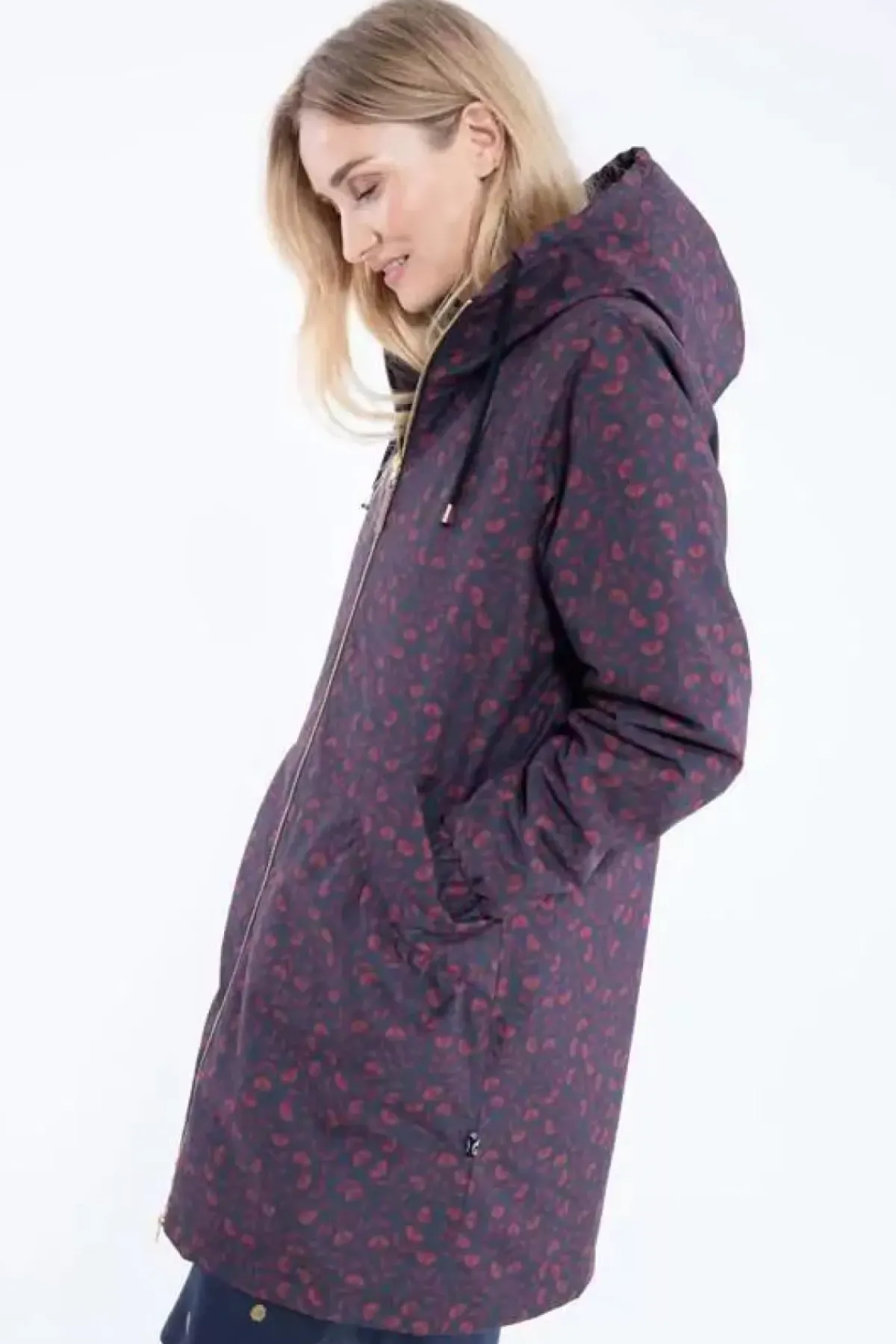 Danefæ Winterjacken>Gurli Winter Parka Black Fleurie