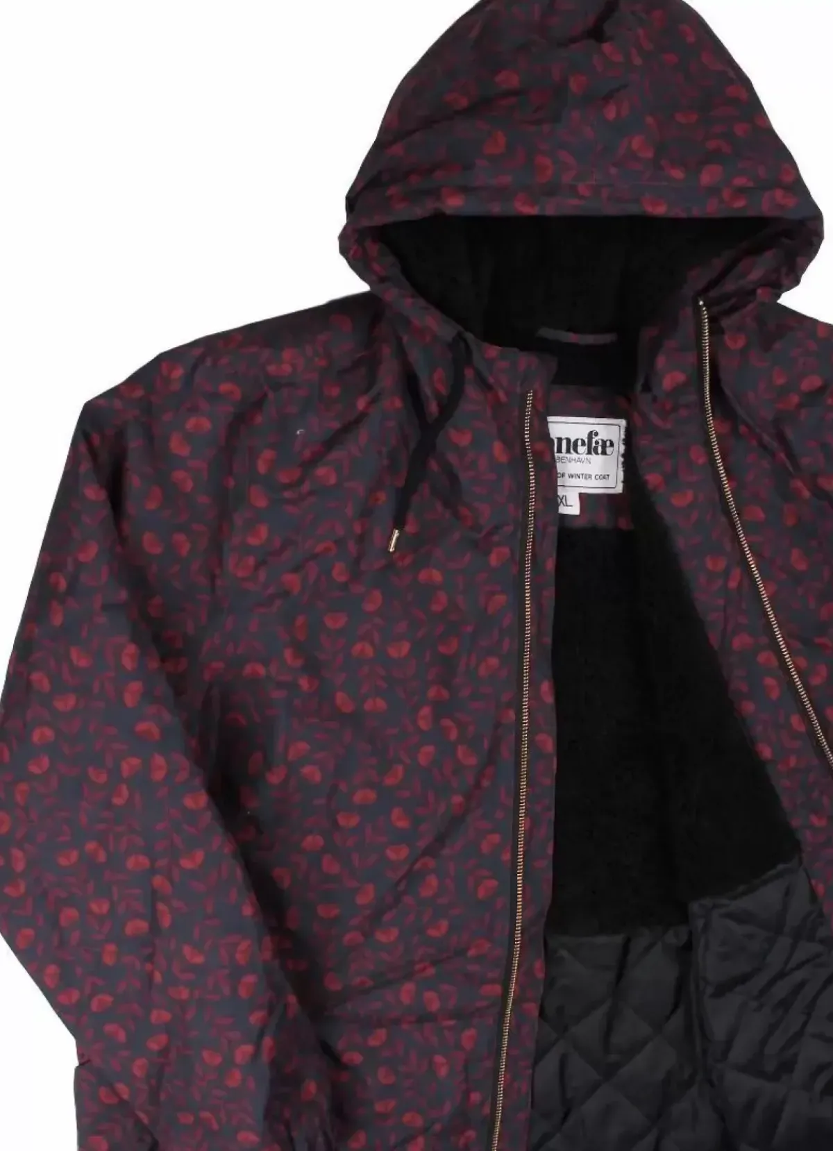 Danefæ Winterjacken>Gurli Winter Parka Black Fleurie