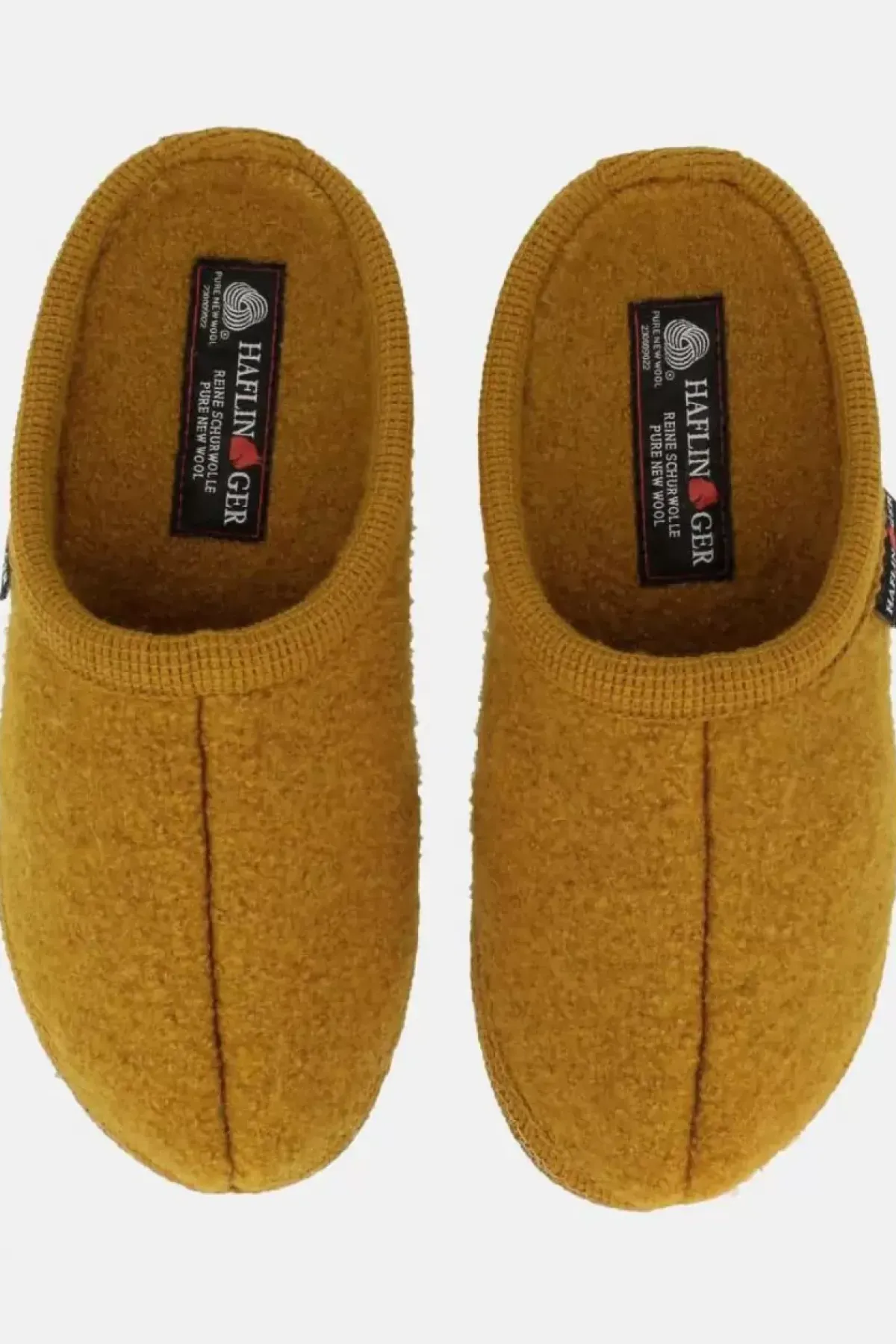 Danefæ Hausschuhe>Haflinger Alaska Hjemmesko Mustard